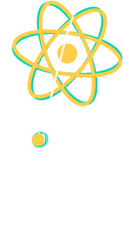 floating react astronaut